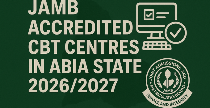 JAMB Accredited CBT Centres in Adamawa State 2026