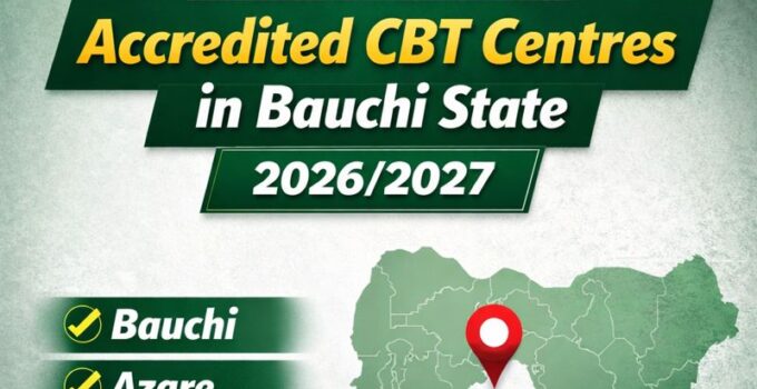 JAMB Accredited CBT Centres in Bauchi State 2026/2027