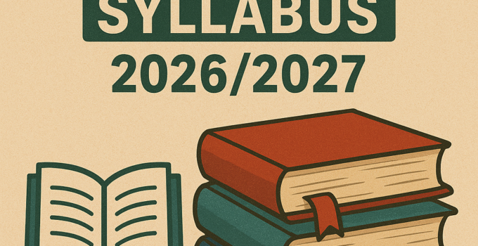 JAMB Arabic Syllabus 2026/2027 & Textbooks