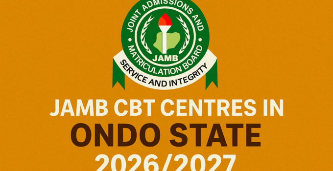 JAMB CBT Centres in Niger State 2026/2027