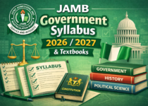 JAMB Geography Syllabus 2026/2027 & Textbooks